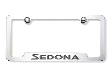 Kia Sedona License Plate Frames / Chrome - Midtown Accessories